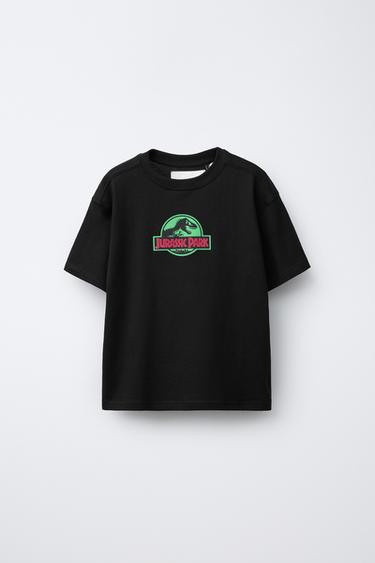 JURASSIC PARK © RAISED T-SHIRT - Black by Zara