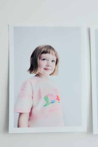 STRIPED PEPPA PIG ™ T-SHIRT - Pale pink by Zara