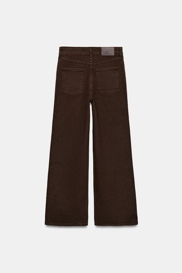Z1975 HIGH-WAIST CULOTTES - Brown by Zara