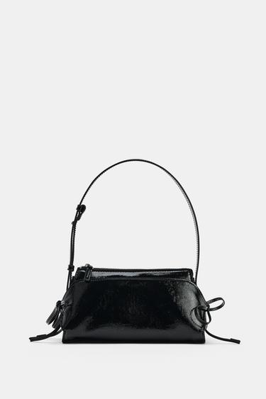 SHOULDER BAG WITH BOWS - Black by Zara