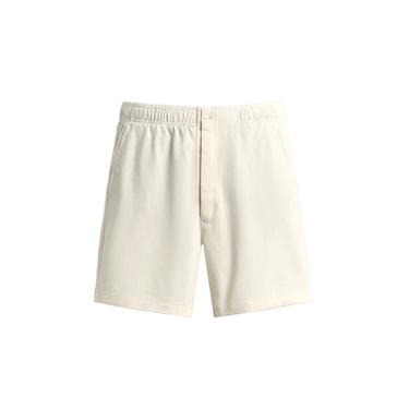 REGULAR FIT JOGGER BERMUDA SHORTS - Oyster-white by Zara