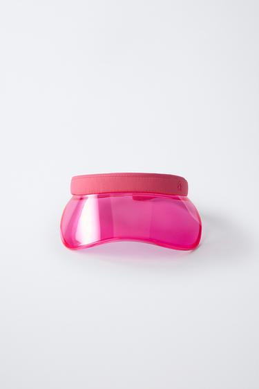 TRANSPARENT VISOR - Neon pink by Zara