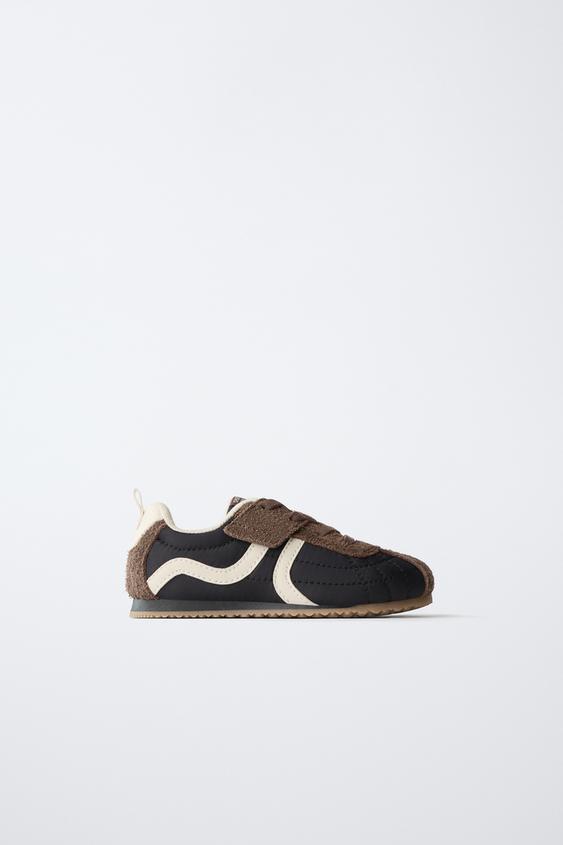 DESIGNER COMBINED SNEAKERS - Brown by Zara - Image 0