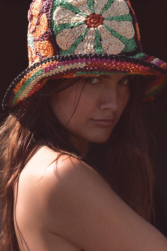FLORAL BUCKET HAT - Multicoloured by Zara - Image 0
