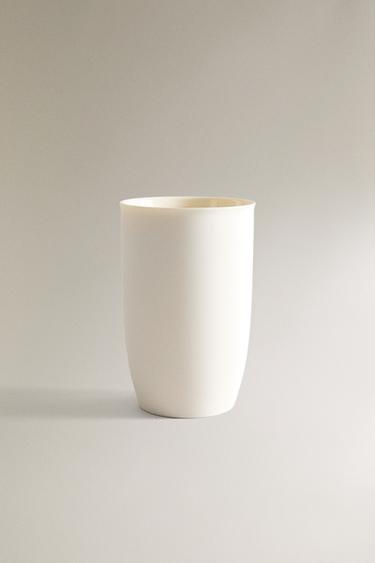 CERAMIC TOOTHBRUSH HOLDER - White by Zara