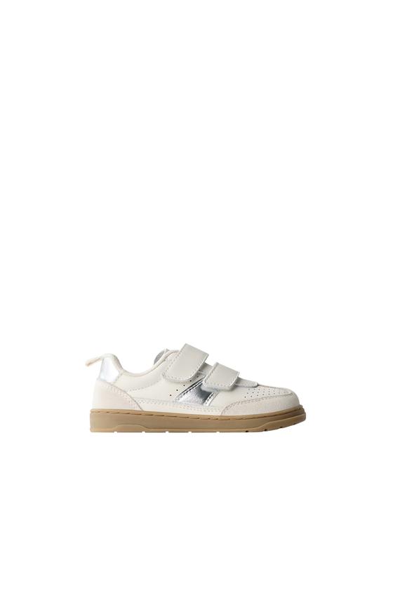 BAREFOOT LEATHER SNEAKERS - White by Zara - Image 0