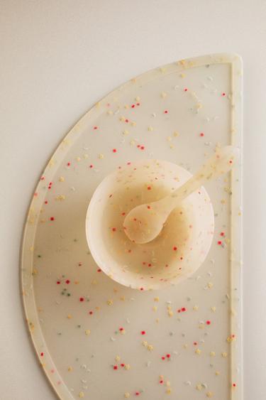 KIDS' SILICONE CONFETTI PLACEMAT - Multicoloured by Zara