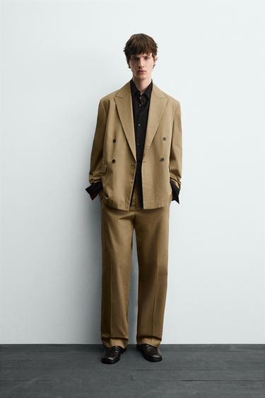 LIMITED EDITION SUIT - Khaki by Zara
