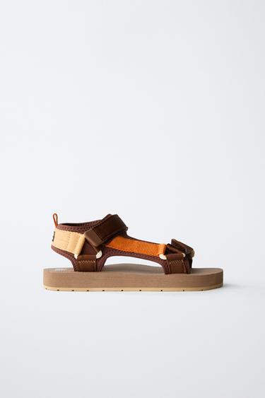 TECHNICAL SANDALS - Brown by Zara