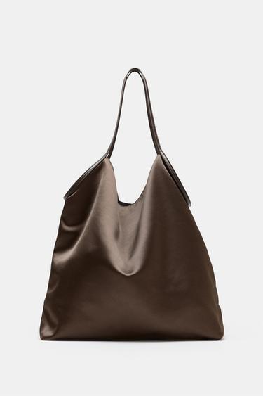 REVERSIBLE TOTE BAG - Chocolate by Zara