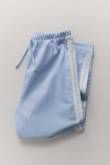 6-14 YEARS/ STRIPED BEAR PYJAMAS - Blue by Zara