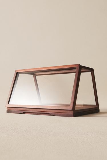 WOODEN DISPLAY STAND - Transparent by Zara