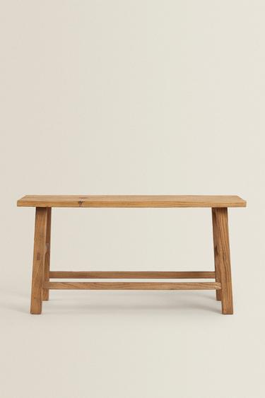 ELM WOOD BENCH - Light beige by Zara - Image 0