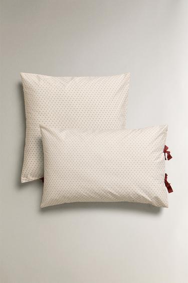 CHILDREN'S MINI FLORAL PRINT PILLOWCASE - Brick by Zara - Image 0
