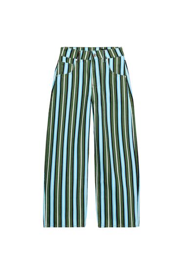Z1975 BARREL STRIPED JEANS - striped by Zara