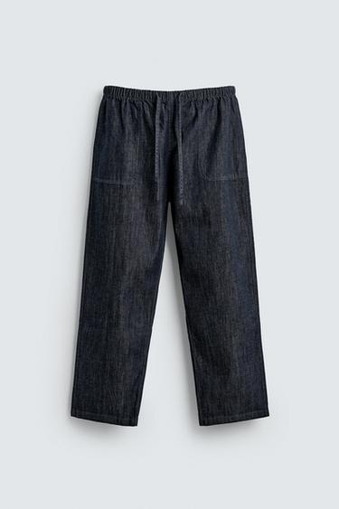 RELAXED FIT JOGGER JEANS - Indigo by Zara