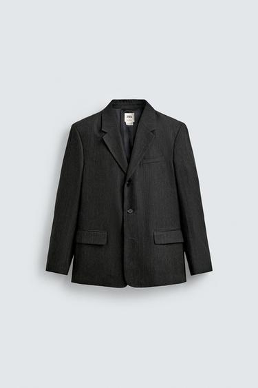 LIMITED EDITION TEXTURED BLAZER - Greenish by Zara