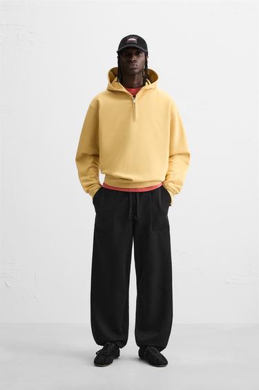 WIDE FIT JOGGING TROUSERS - Black by Zara - Image 0