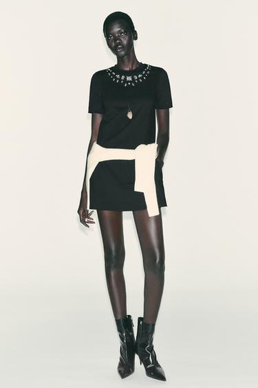 JEWEL T-SHIRT - Black by Zara - Image 0