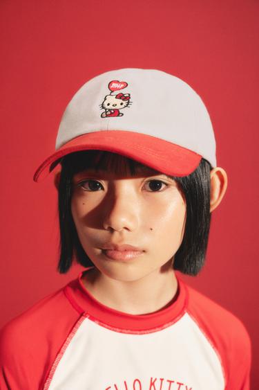 HELLO KITTY © SANRIO EMBROIDERED CAP - Red by Zara