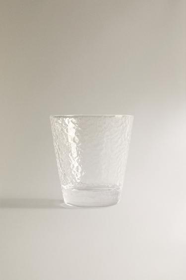 RAISED DESIGN GLASS TUMBLER -  by Zara - Image 0