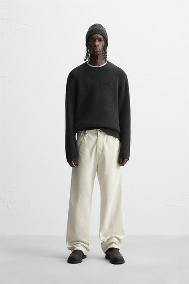 RELAXED FIT SWEATER - Black by Zara - Image 0