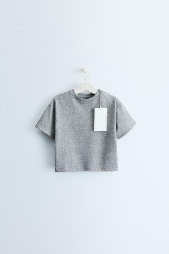ZARA TIMELESS - SLOGAN PRINT T-SHIRT - Grey marl by Zara - Image 0