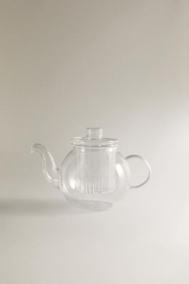 BOROSILICATE INFUSER TEAPOT - Transparent by Zara