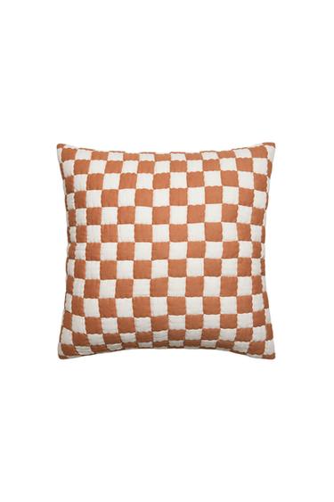 CHECK COTTON CUSHION COVER - 772 by Zara