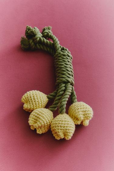 TULIP BOUQUET PET TOY - Yellow by Zara
