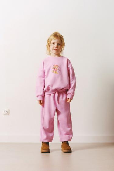 PRINTED SWEATSHIRT - Pink by Zara