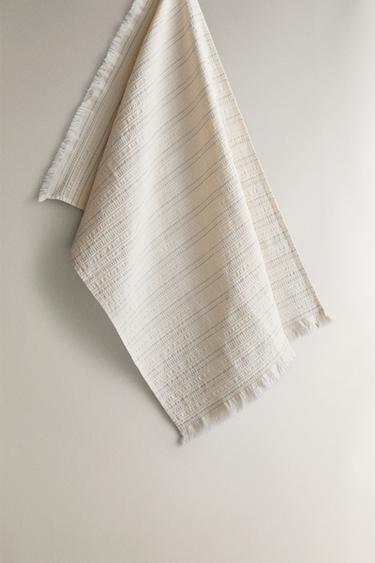 WAFFLE-KNIT TEA TOWEL - Blue by Zara