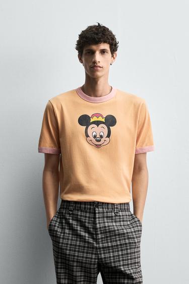 MORTY HARRY LAMBERT FOR ZARA X DISNEY T-SHIRT - Mustard by Zara