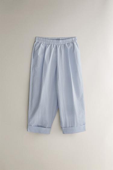 TROUSERS - Light blue by Zara
