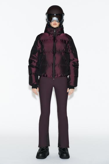 FLARE WATER-RESISTANT WINDPROOF RECCO® TECHNOLOGY SKI COLLECTION TROUSERS - Burgundy by Zara