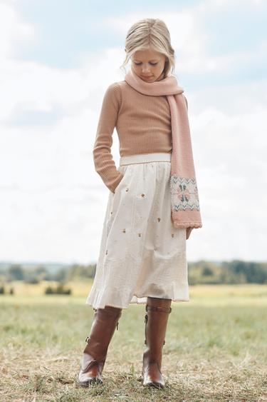 100% WOOL TURTLENECK JUMPER LIMITED EDITION - Light camel by Zara
