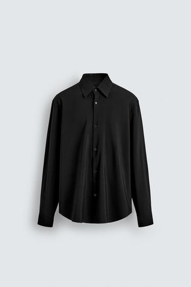 LIMITED EDITION FLOWING SHIRT - Black by Zara