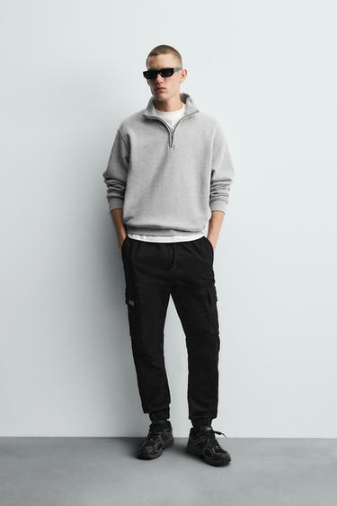 SLIM FIT CARGO TROUSERS - Black by Zara - Image 0