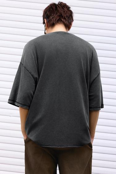 FADED RELAXED FIT SWEATSHIRT - Dark anthracite by Zara