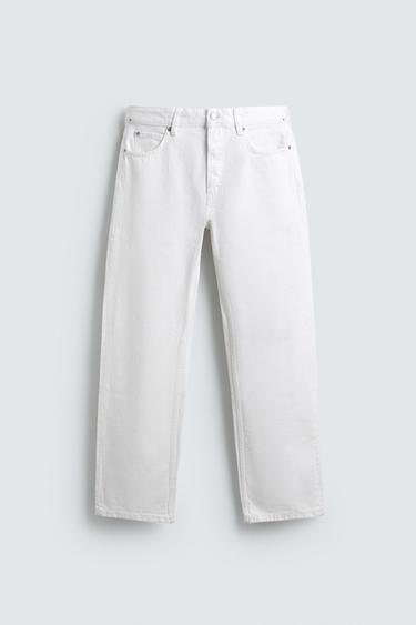 REGULAR FIT JEANS - White by Zara