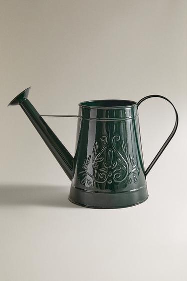 STEEL GARDEN WATERING CAN - Green by Zara