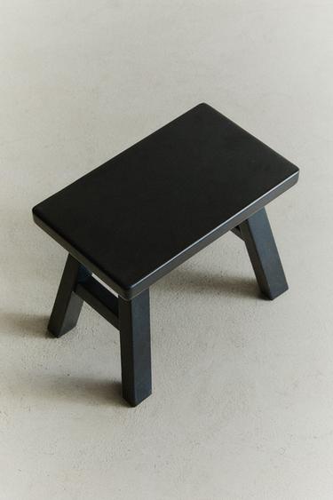 SMALL STOOL - Black by Zara