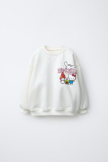 MARKET HELLO KITTY AND FRIENDS © SANRIO SWEATSHIRT - White by Zara