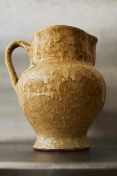 DECORATIVE TERRACOTTA JUG - Sand by Zara
