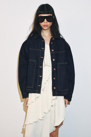 Z1975 DENIM JACKET - Blue by Zara