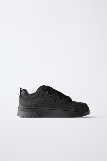 SKATE SNEAKERS - Black by Zara - Image 0