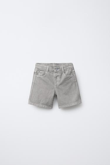 TWILL SKATER BERMUDA SHORTS - Blue by Zara - Image 0
