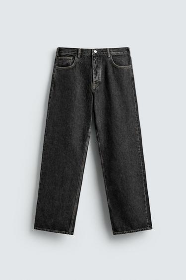 FLARE FIT JEANS - Charcoal by Zara