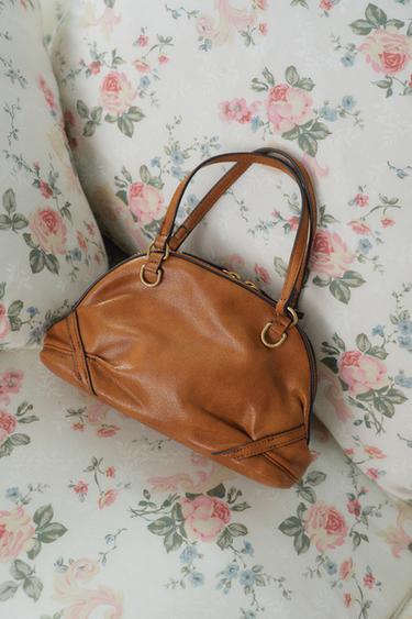 MINI CROSSBODY BAG - Dark tan by Zara