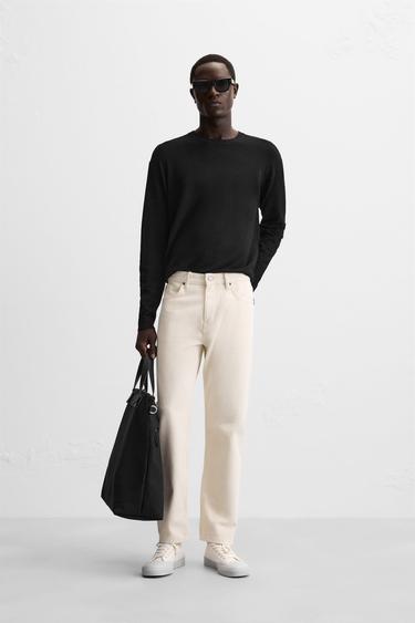 BASIC VISCOSE BLEND SWEATER - Black by Zara - Image 0